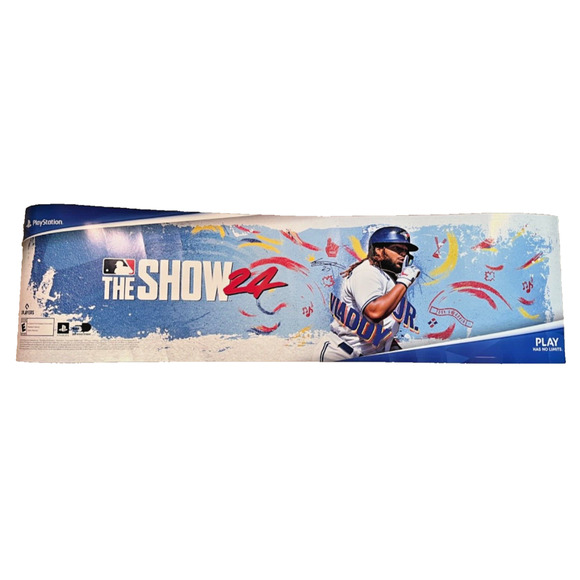 MLB The Show 24 Store Display PS5 Vladimir Guerrero Jr. Toronto Blue Jays 46x13 - Picture 8 of 8